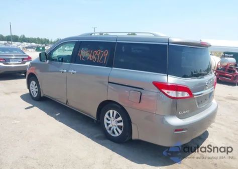2012 Nissan Quest S z USA, uszkodzony, nr VIN JN8AE2KP9C9032154